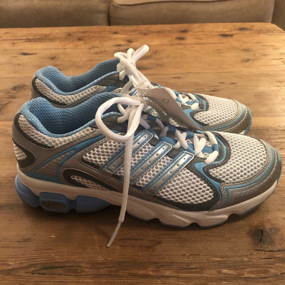 NWT Adidas Light Blue Viper Cushion Running Shoe, Size 6 - Picture 4 of 11